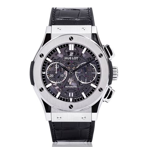 hublot classic fusion 45mm chronograph titanium|Hublot Classic Fusion 45mm Titanium .